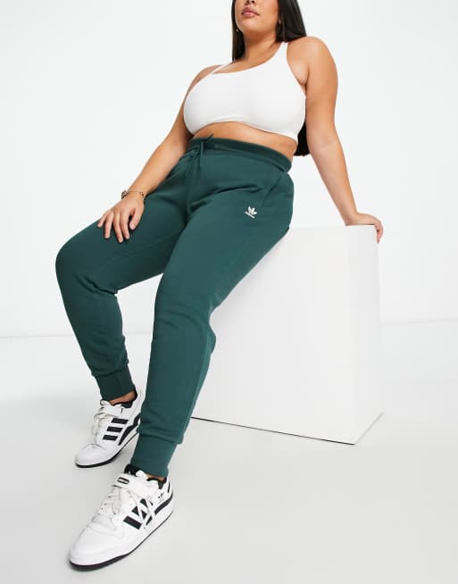 adidas Originals Plus Essentials joggers in collegiate green