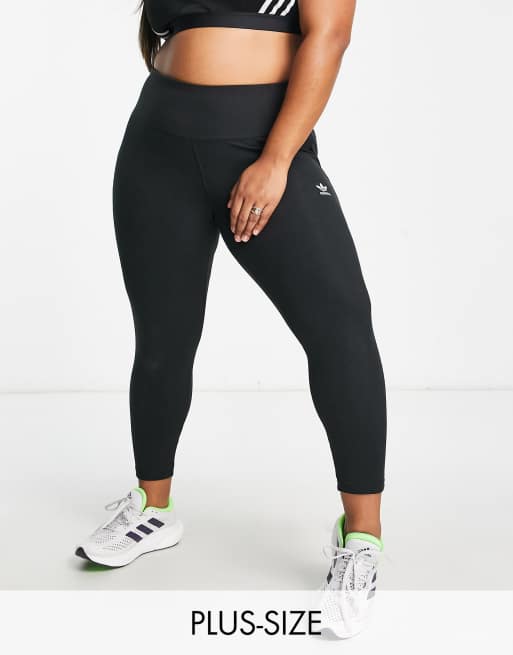 Adidas black hot sale leggings uk