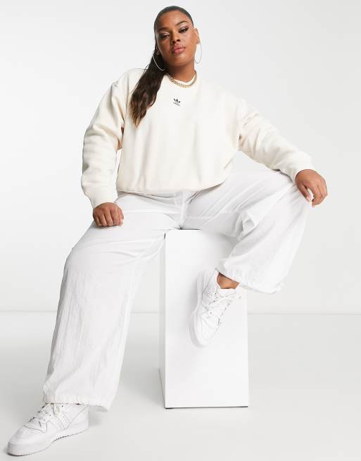アディダス Adidas Originals 【 Premium Essentials Plus Size Crew Sweatshirt Womens Women 】 レディース adidas Originals Plus Size Essentials Crew Sweatshirt Bright