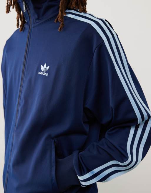 adidas Originals Plus – Firebird – Marinblå träningstopp, 2 av 4