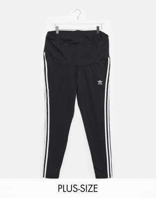 Adidas Originals Adidas Women's Originals Adicolor Classics 3-stripes Leggings (plus Size) In Black