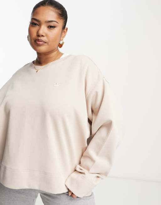 Women's plus size hot sale adidas sweatshirt