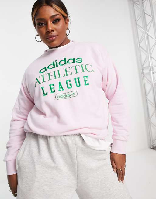 Pink best sale slogan sweatshirt