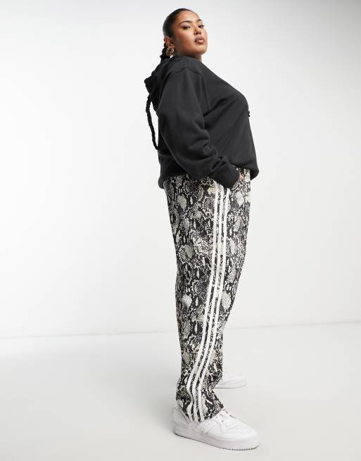 Adidas originals black/white outlet print superstar track pant