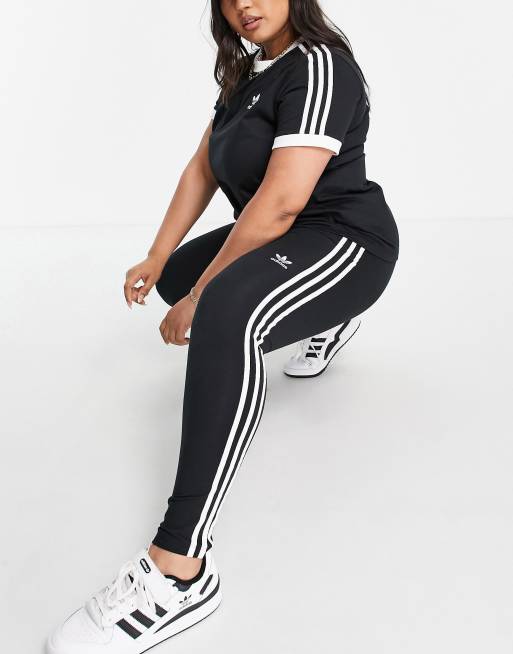 Women's Adidas Originals 3-Stripes Leggings  Striped leggings, Adidas leggings  outfit, Leggings outfit casual