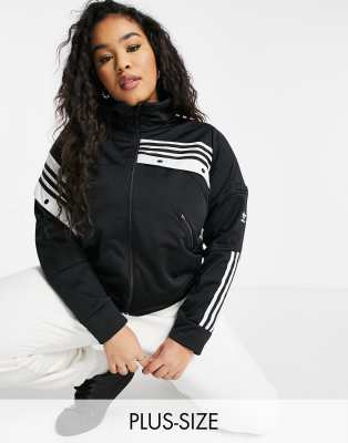 adidas Originals Plus x Danielle Cathari Plus track top in black