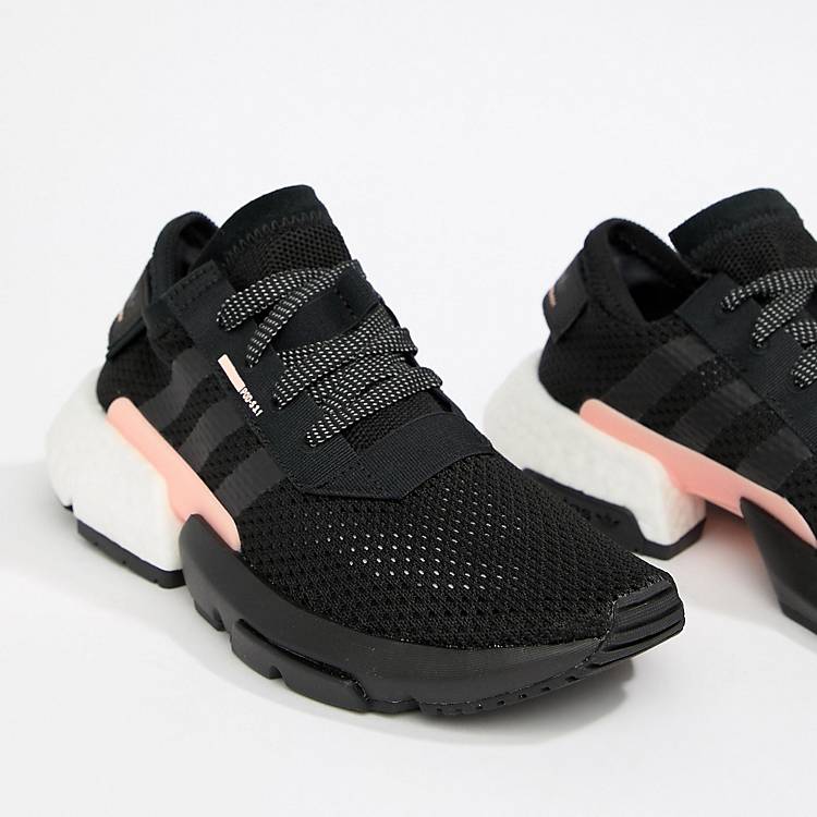 range Profit Pacific Islands adidas Originals Pod-S3.1 Sneakers In Black And Pink | ASOS