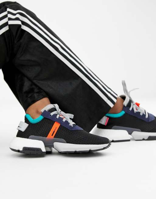 adidas Originals Pod S3.1 Sneakers in zwart met meerdere