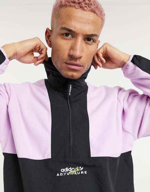 adidas Originals Ensemble en polaire Noir lilas ASOS