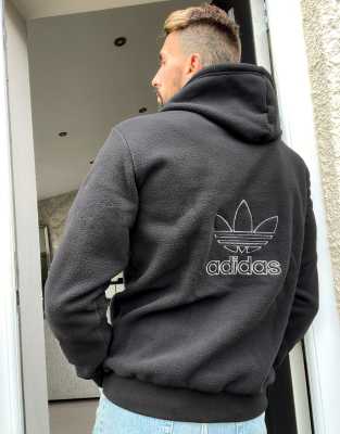 adidas Originals polar fleece hoodie in 