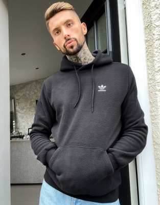 adidas black fleece hoodie