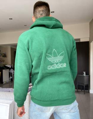 adidas green fleece