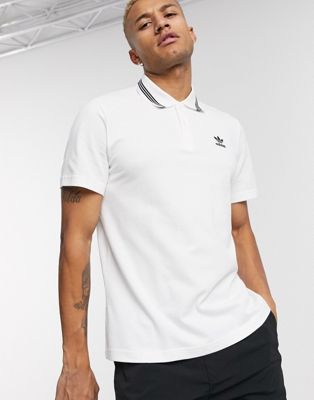 adidas Originals - Polo bianca con logo piccolo | ASOS