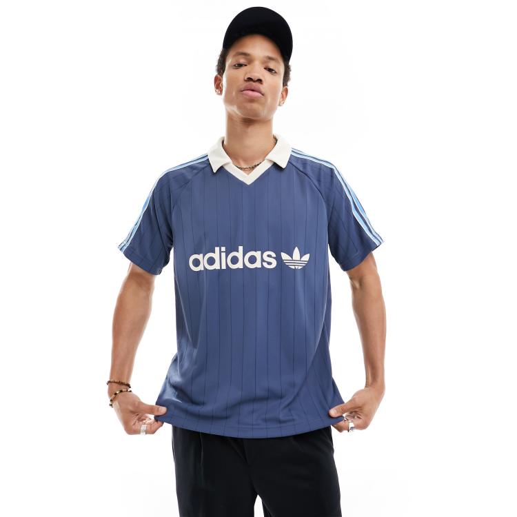 adidas Originals Polo blu retro ASOS