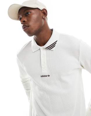 adidas Originals polo in off white φωτογραφία