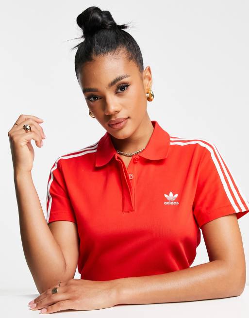 Red store adidas polo