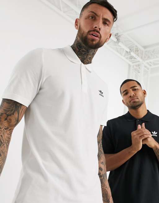 Adidas originals 2025 white polo shirt