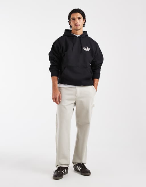 adidas Originals – Powder Tongue – Kapuzenpullover in Schwarz, 2 von 5