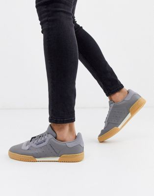 grey adidas gum sole
