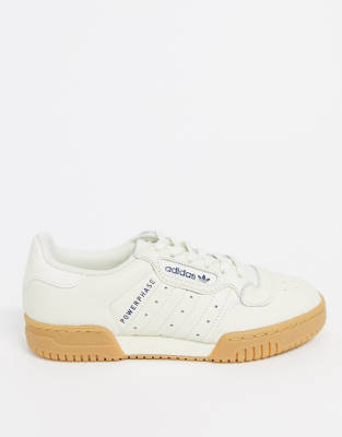 adidas originals powerphase trainers in off white