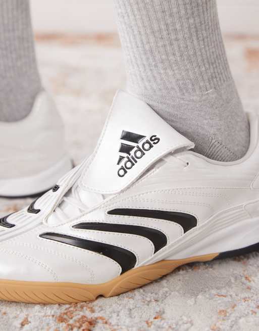 adidas Originals Predator Sala sneakers in metallic silver and black
