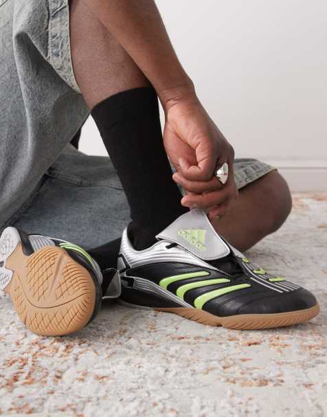 adidas Originals – Predator Sala – Svarta och gröna träningsskor - view 1