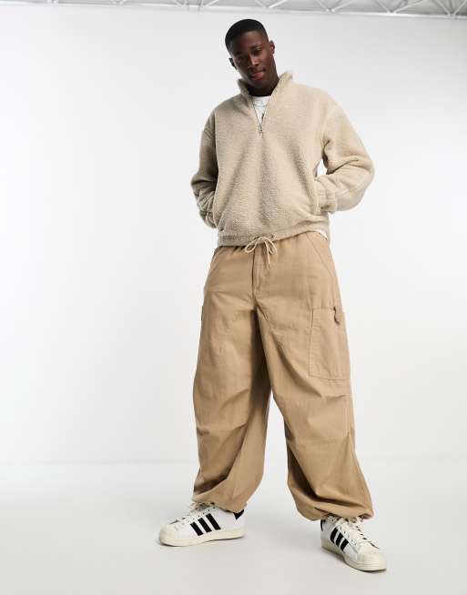 adidas Premium Essentials Sweat Pants - Beige, Men's Lifestyle