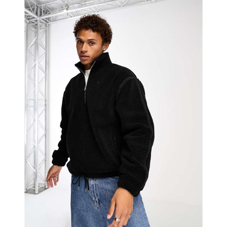 Chunky fleece coach clearance jacket