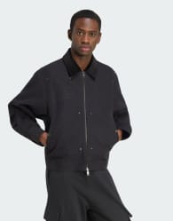 adidas Originals Premium essentials bomber jacket in black