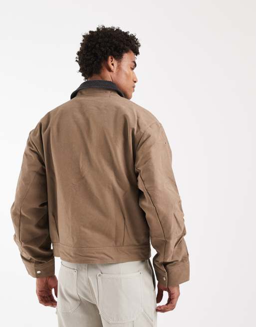 adidas Originals Premium essentials bomber jacket in khaki six | ASOS