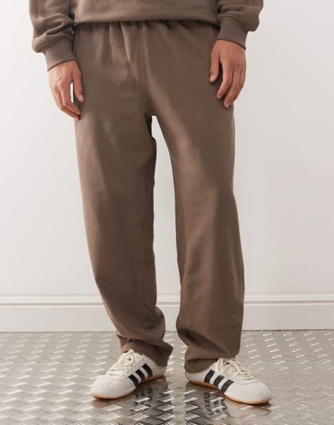 adidas Originals – Premium Essentials – Bruna mjukisbyxor utan muddar - view 1