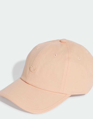 adidas Originals Premium essentials dad cap in powder coral-Pink
