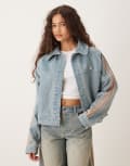 [adidas Originals] adidas Originals Premium Essentials denim jacket-Navy L Indigo denim