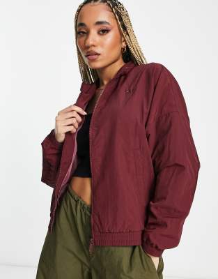 adidas Originals premium essentials zip-up track top in red - ASOS Price Checker