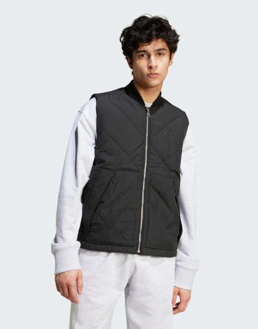 adidas Originals - Premium Essentials - Gilet in nylon trapuntato nero
