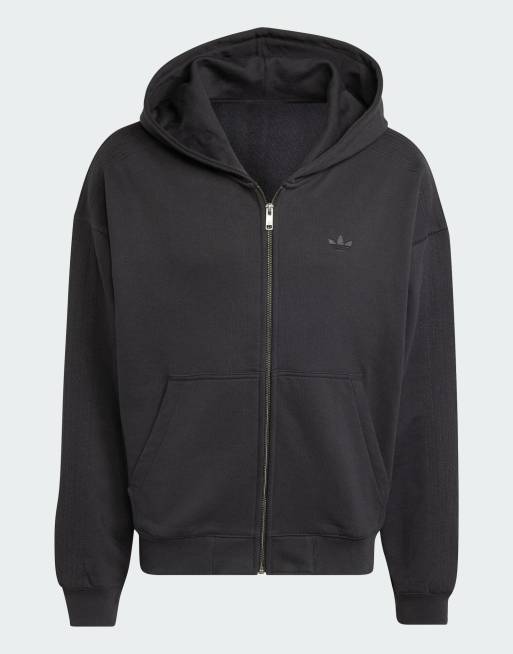 adidas Originals - Premium Essentials - Hoodie met rits in zwart