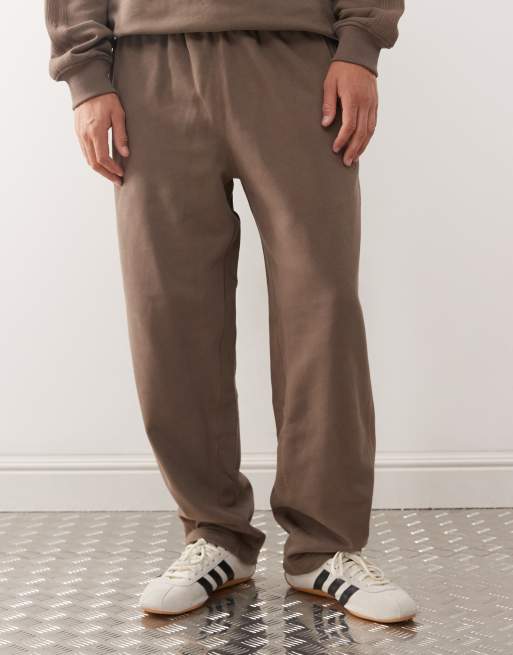 adidas Originals - Premium Essentials - Joggingbroek met open zoom in bruin
