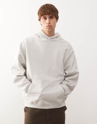 Originals - Premium Essentials - Kapuzenpullover in Chalk Pearl-Grau Grau 2XL