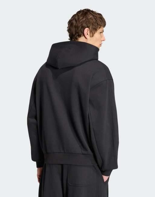 adidas Originals Premium Essentials Kapuzenpullover in Schwarz, 3 von 4
