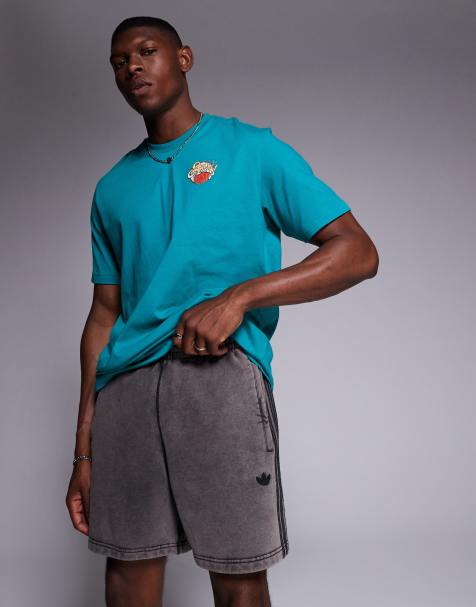 adidas Originals Premium Essentials shorts in washed black - view 1