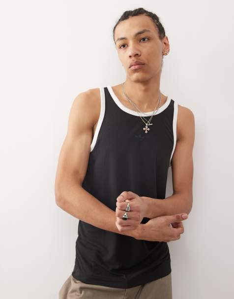 adidas Originals Premium Essentials singlet in black - view 1