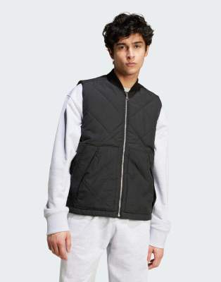 adidas Originals - Premium - Essentials - Sort og quiltet vest i nylon - view 1
