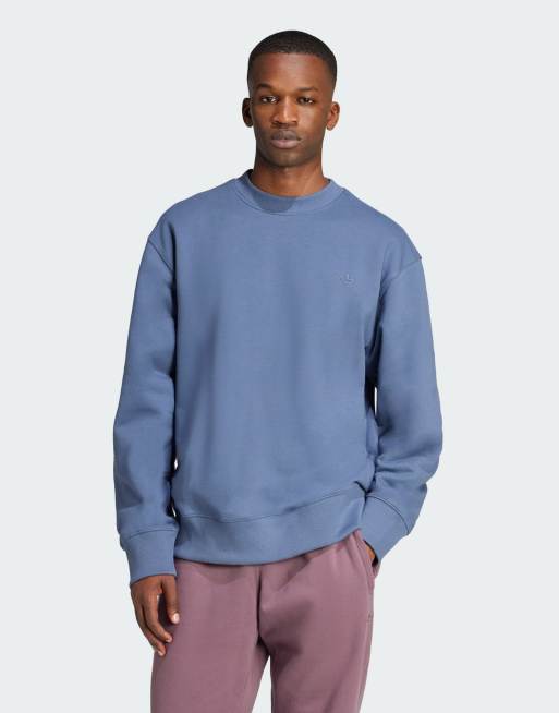 adidas Originals - Premium Essentials - Sweatshirt met ronde hals in blauw