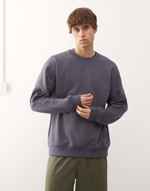 adidas Originals - Premium Essentials - Sweatshirt met ronde hals in grijs