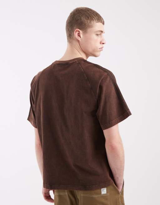 adidas Originals – Premium Essentials – T-Shirt in verwaschenem Kaffeebraun, 5 von 5