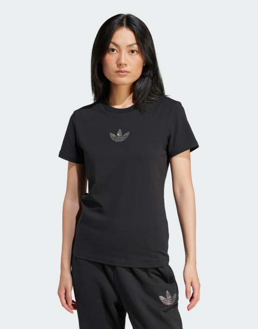 adidas Originals - Premium Essentials - T-shirt in zwart