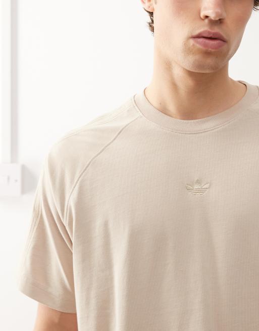adidas Originals Premium essentials tee in beige, 5 of 5