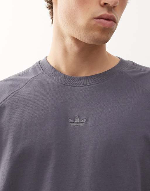 adidas Originals Premium essentials tee in grey, 5 of 5