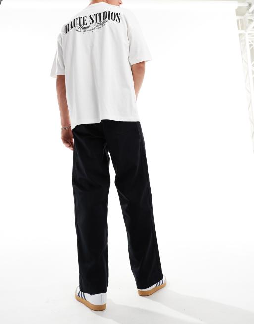 adidas Originals - Premium Essentials - Pantalon de jogging cargo en sergé - Noir