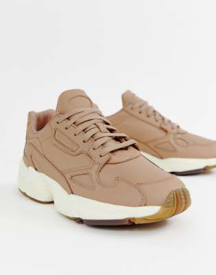 adidas originals premium falcon sneakers in beige